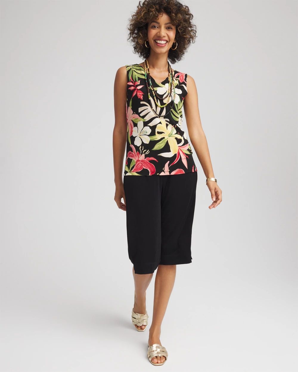 TravelersTM Convertible Tropical-Lily Tank