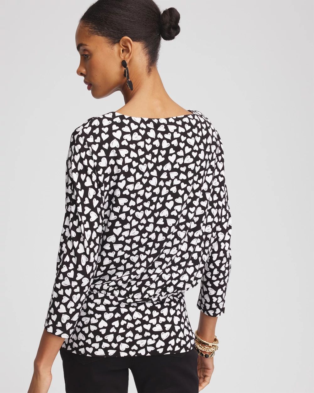 Valentine's Day Banded-Hem Top