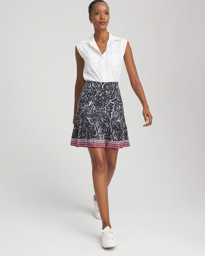 Zenergy® UPF Pleated Floral Skort