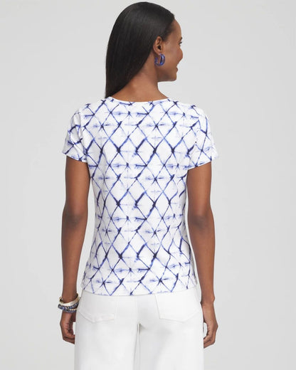 Tie Dye V-neck Perfect Tee