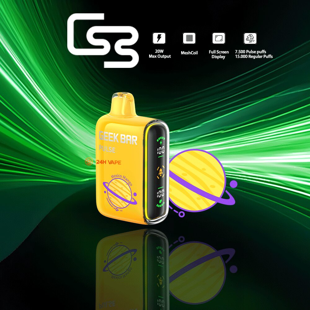 GEEK BAR PULSE 15000 Puffs Dual Mesh Disposable Vape Electronic Cigarette Pod
