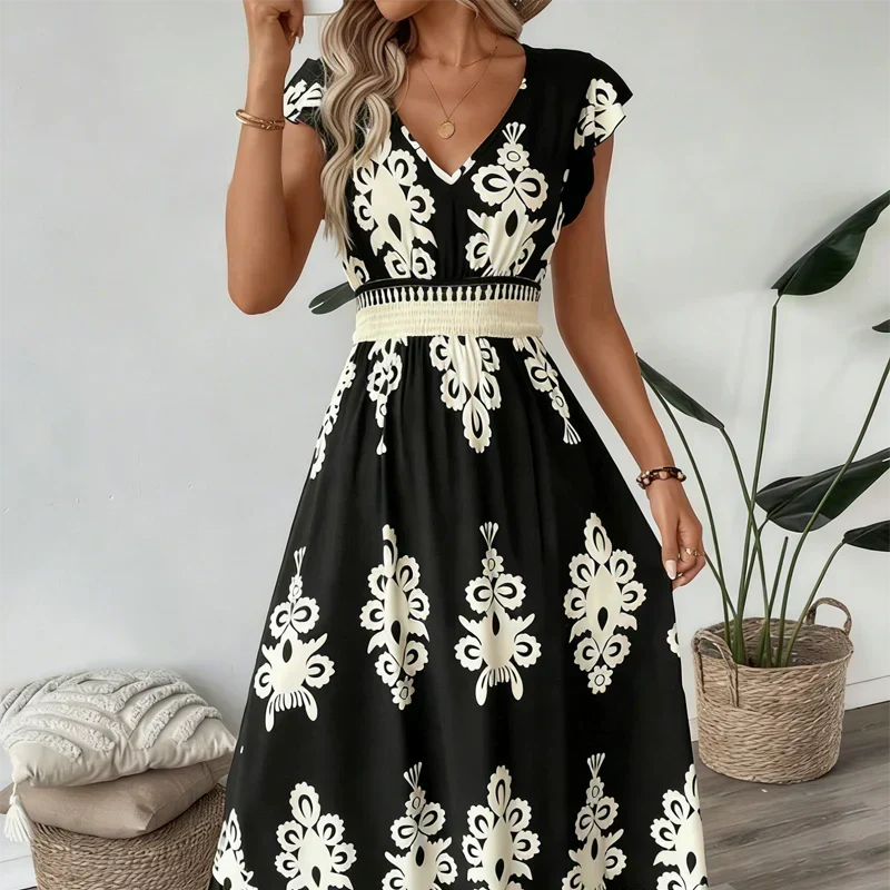 Osyrel - Printed Midi Dress
