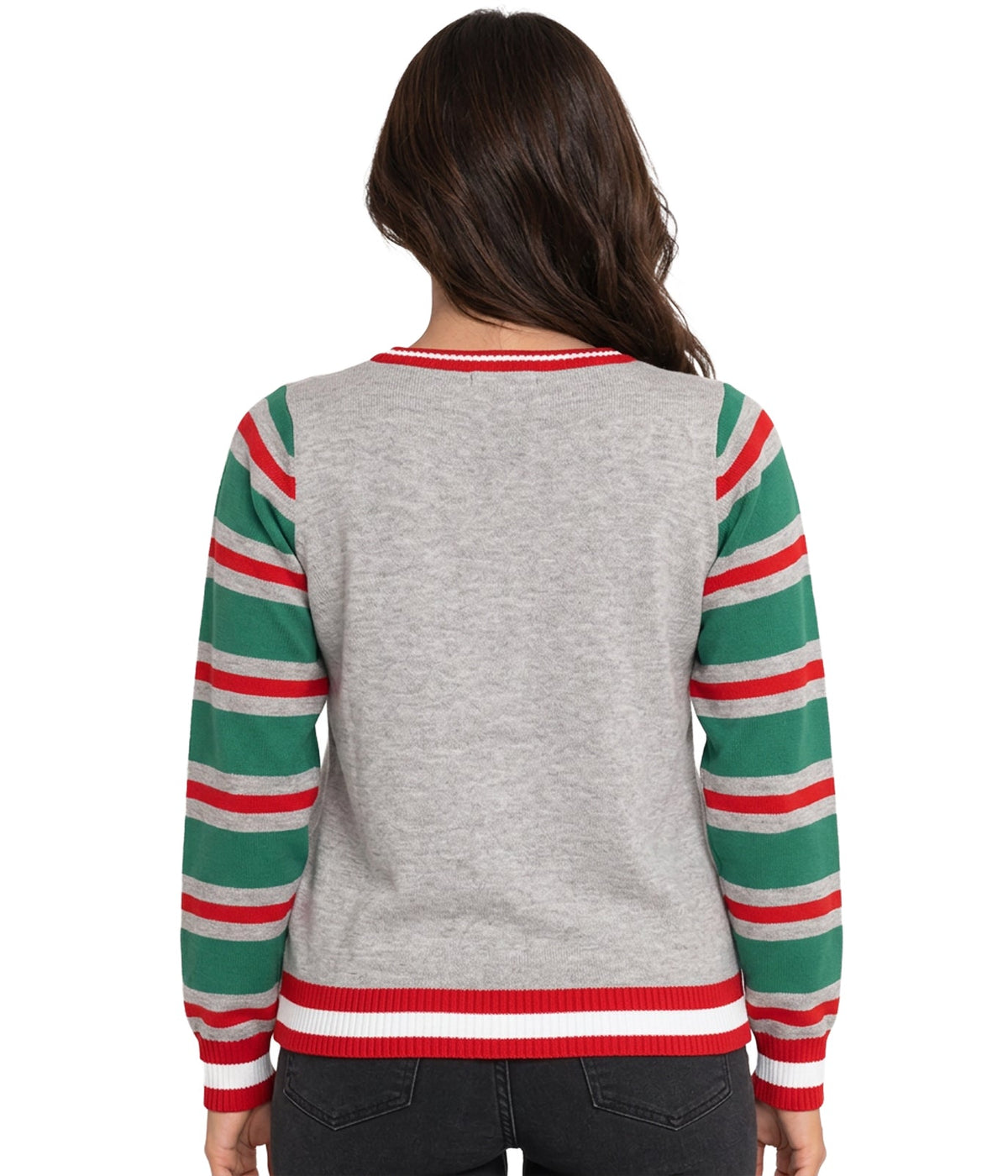 Women's Not Slim, Kinda Shady Ugly Christmas Sweater